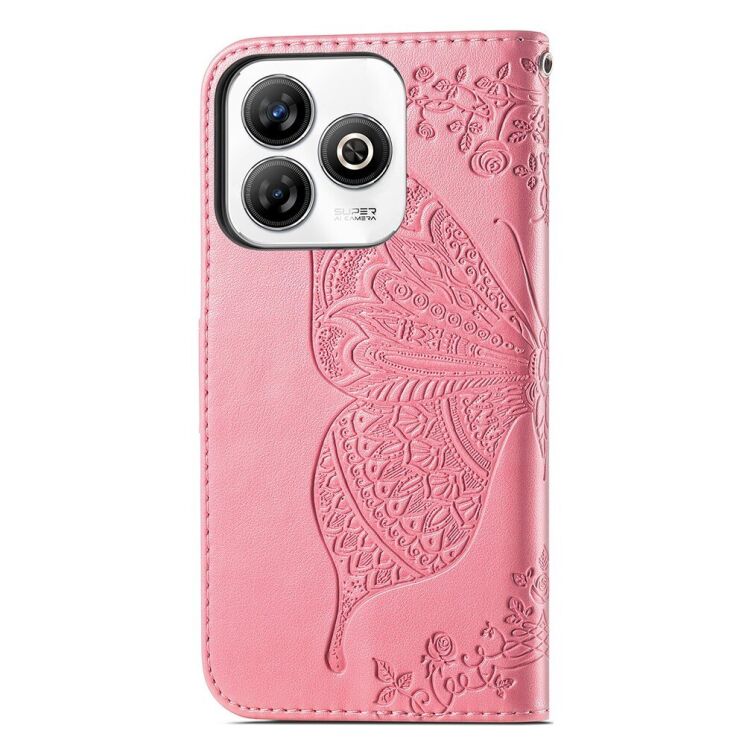 Чохол UniCase Butterfly Pattern для ZTE Blade A75 - Pink: фото 5 з 6