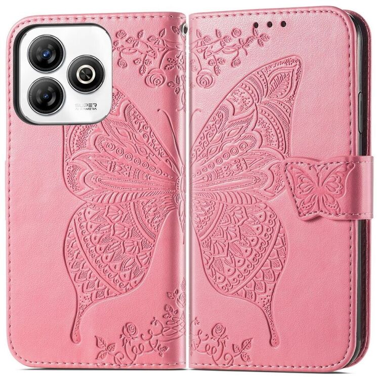 Чохол UniCase Butterfly Pattern для ZTE Blade A75 - Pink: фото 1 з 6