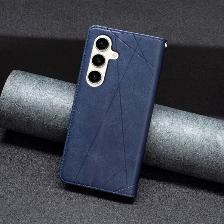 Чехол UniCase Geometric Pattern для Samsung Galaxy S24 FE (S721) - Blue: фото 4 из 8