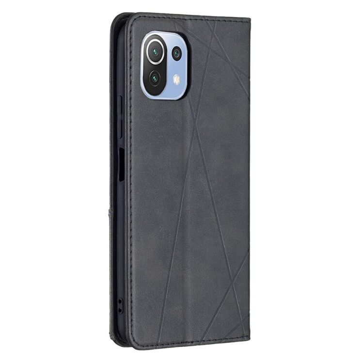 Чехол UniCase Geometric Pattern для Xiaomi Mi 11 Lite / 11 Lite NE - Black: фото 4 из 9