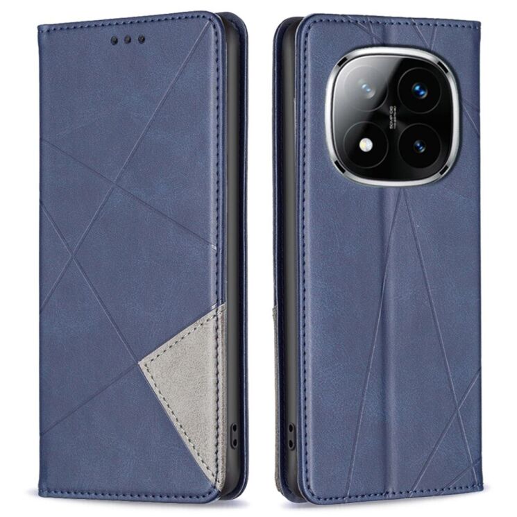 Чехол UniCase Geometric Pattern для Xiaomi Redmi Note 14 Pro - Blue: фото 1 из 8