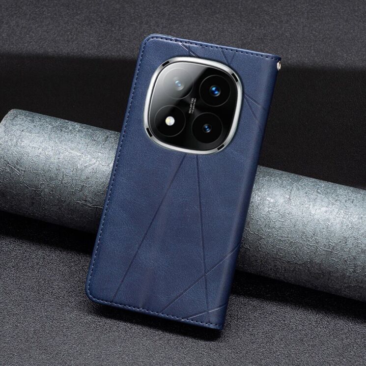 Чехол UniCase Geometric Pattern для Xiaomi Redmi Note 14 Pro - Blue: фото 5 из 8