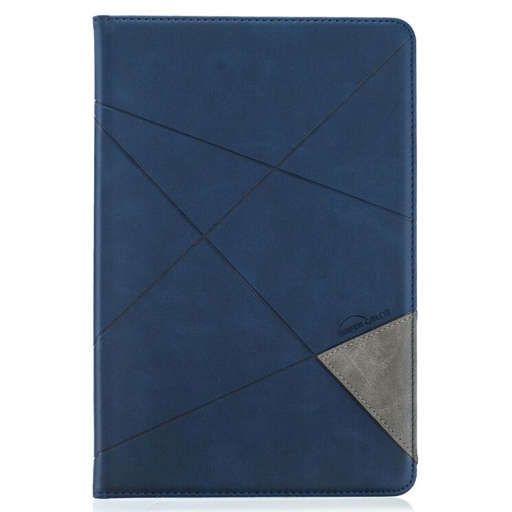 Чохол UniCase Geometric Style для Samsung Galaxy Tab S7 (T870/875) / S8 (X700/706) - Blue: фото 2 з 10