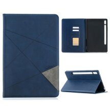 Чехол UniCase Geometric Style для Samsung Galaxy Tab S7 (T870/875) / S8 (X700/706) - Blue: фото 1 из 10