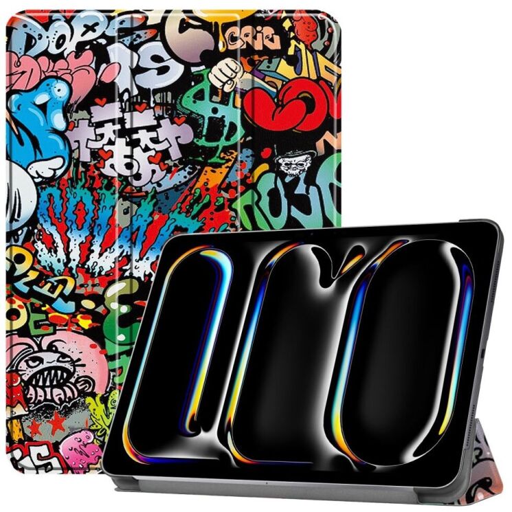 Чехол UniCase Life Style для Apple iPad Pro 13 (2024) - Graffiti: фото 1 из 7