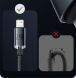 Кабель Baseus Crystal Shine Series USB to Lightning (2.4A, 1.2m) CAJY000001 - Black (895960B). Фото 18 з 26