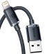 Кабель Baseus Crystal Shine Series USB to Lightning (2.4A, 1.2m) CAJY000001 - Black (895960B). Фото 2 з 26
