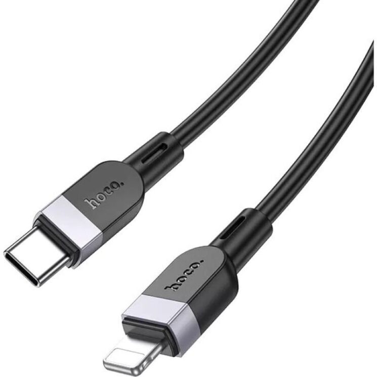 Кабель Hoco X109 Type-C to Lightning (27W, 3A, 1m) - Black: фото 2 з 6
