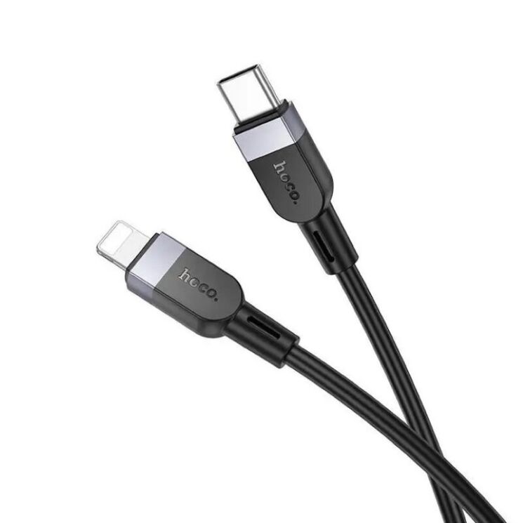 Кабель Hoco X109 Type-C to Lightning (27W, 3A, 1m) - Black: фото 3 з 6