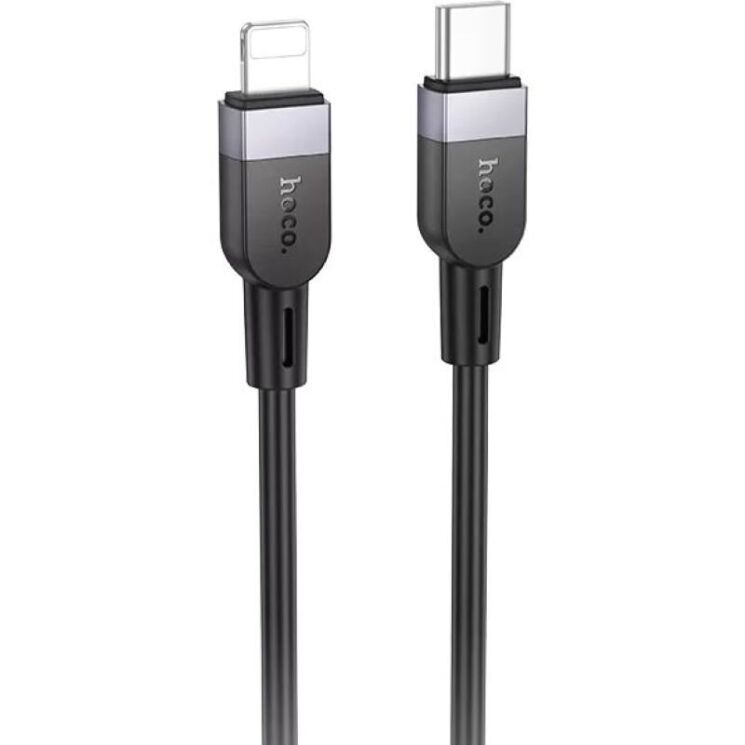 Кабель Hoco X109 Type-C to Lightning (27W, 3A, 1m) - Black: фото 1 з 6