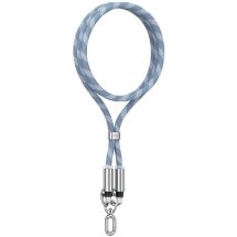 Кабель-ремешок USAMS US-SJ745 Type-C to Type-C (60W, 1.2m) - Blue: фото 1 из 17