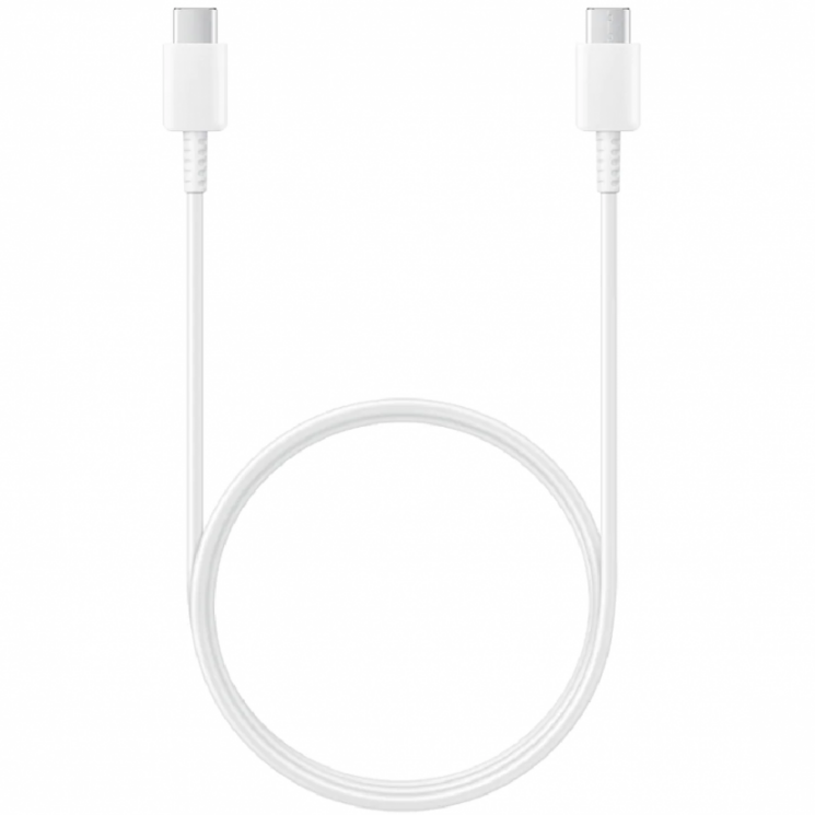 Кабель Samsung USB Type-C to USB Type-C (60 Вт) EP-DA705BWRGRU Технічна упаковка - White: фото 2 з 3