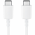 Кабель Samsung USB Type-C to USB Type-C (60 Вт) EP-DA705BWRGRU Технічна упаковка - White: фото 1 з 3