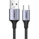 Кабель UGREEN US288 USB to Type-C (3A, 1m) (60126) - Black (896529B). Фото 1 из 18
