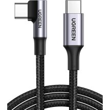 Кабель UGREEN US334 Type-C to Type-C (100W, 5A, 1m) - Black: фото 1 з 9