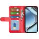 Классический чехол-книжка Deexe Wallet Style для Google Pixel 11 - Red (425005R). Фото 2 из 7