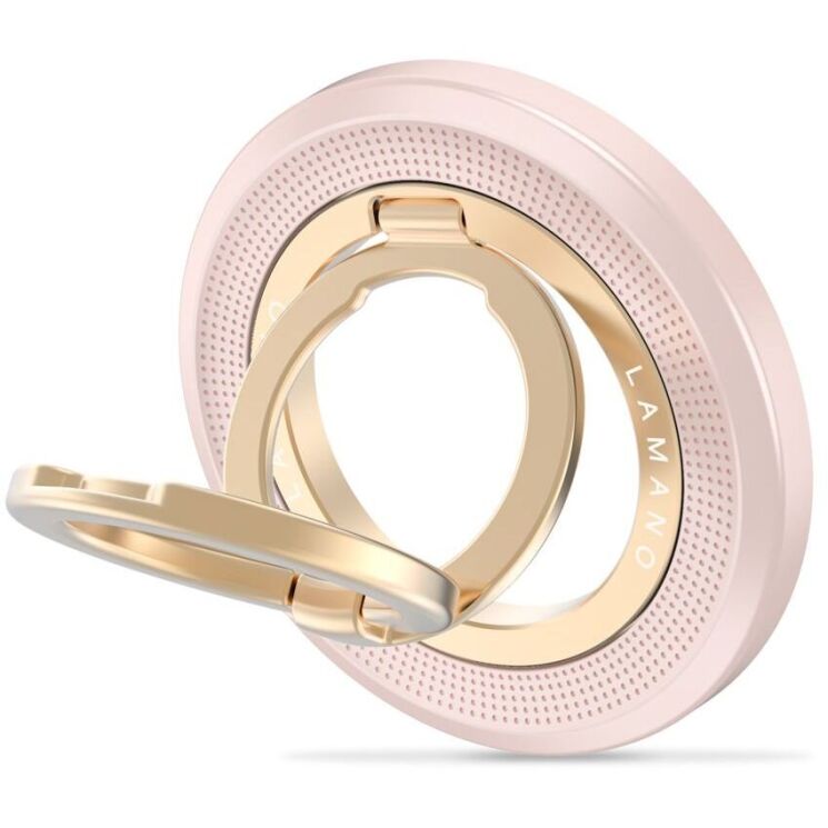 Кільце-тримач для смартфона Tech-Protect MMR700 Magnetic - Pink / Gold: фото 2 з 8