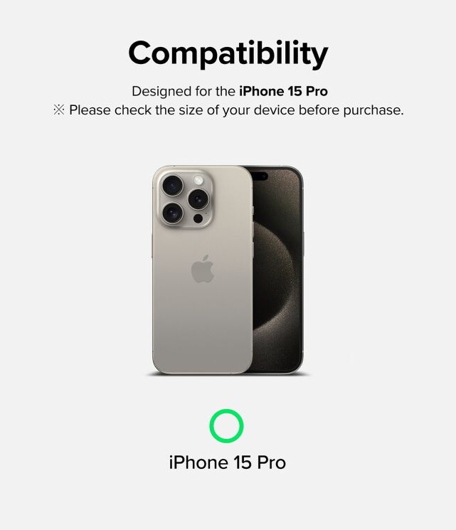 Комплект защитных стекол (2шт) Ringke Easy Slide Tempered Glass для iPhone 15 Pro (8809961785726) - Black: фото 3 из 15
