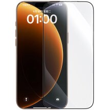 Комплект захисних стекол Baseus Crystalline Series для Apple iPhone 17 - Black: фото 1 з 13
