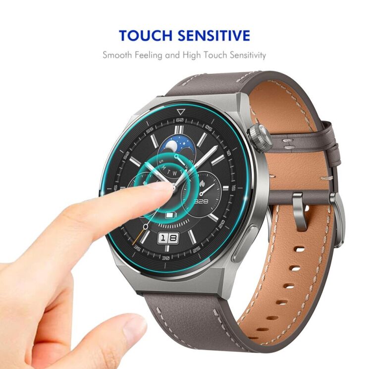 Комплект захисних стекол ENKAY 9H Watch Glass для Garmin Forerunner 165 / 165 Music: фото 6 з 8