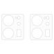 Комплект защитных стекол HAT PRINCE 9H Lens Guard для Xiaomi 13T / 13T Pro (338478). Фото 2 из 5
