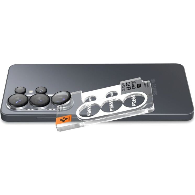 Комплект захисних стекол Spigen Optik Pro Lens Protector для Samsung Galaxy S26 Ultra (S948) AGL11076 - Black: фото 6 з 14