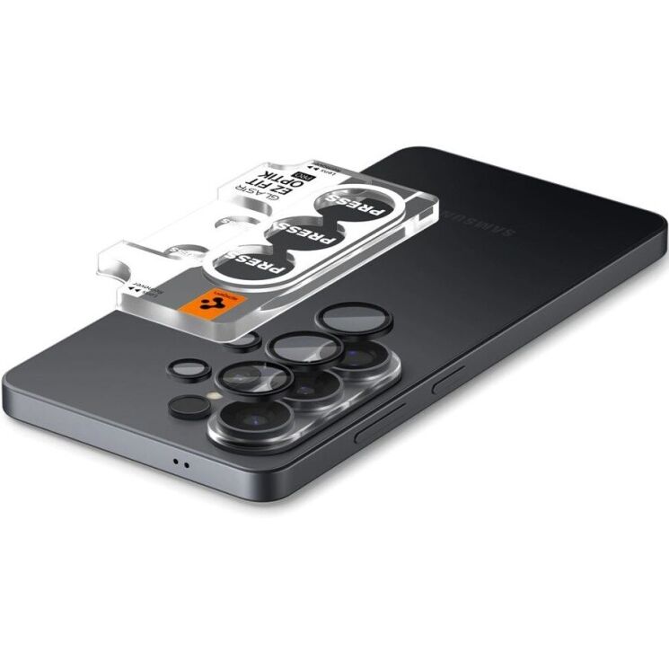 Комплект захисних стекол Spigen Optik Pro Lens Protector для Samsung Galaxy S26 Ultra (S948) AGL11076 - Black: фото 7 з 14