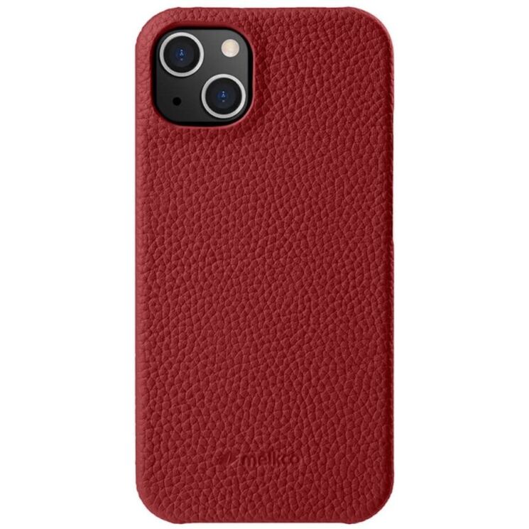 Шкіряний чохол MELKCO Leather Case для Apple iPhone 14 Plus - Red: фото 1 з 2
