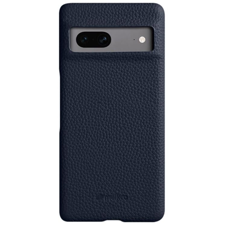 Кожаный чехол MELKCO Leather Case для Google Pixel 7 - Dark Blue: фото 1 из 8