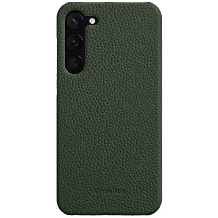 Шкіряний чохол MELKCO Leather Case для Samsung Galaxy S23 (S911) - Green: фото 1 з 4