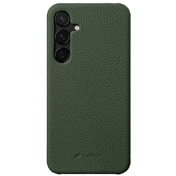 Кожаный чехол MELKCO Leather Case для Samsung Galaxy S25 Plus (S936) - Green: фото 1 из 4