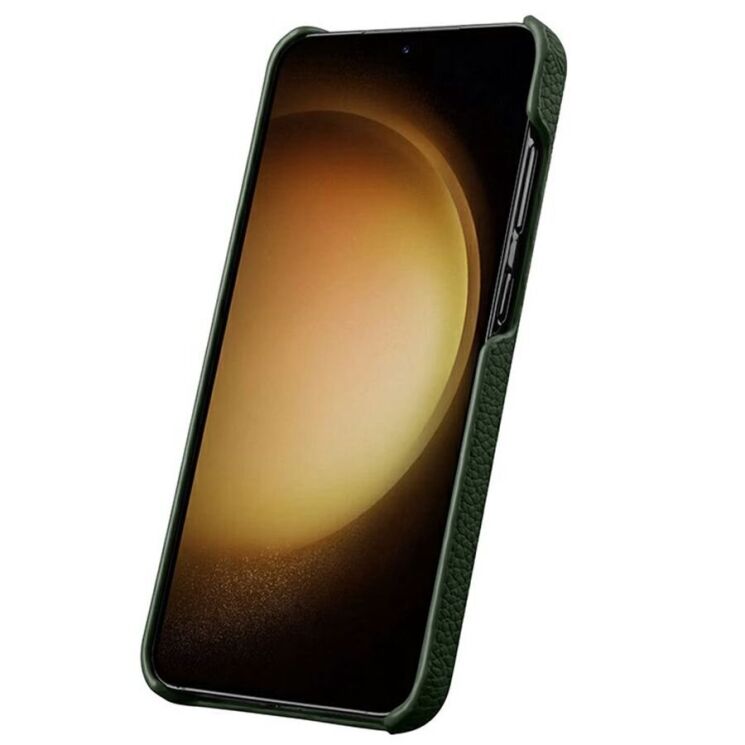 Кожаный чехол MELKCO Leather Case для Samsung Galaxy S25 Plus (S936) - Green: фото 3 из 4