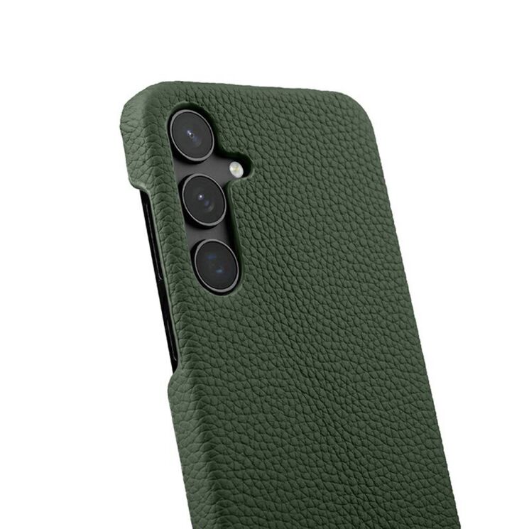 Кожаный чехол MELKCO Leather Case для Samsung Galaxy S25 Plus (S936) - Green: фото 4 из 4