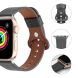 Кожаный ремешок Deexe Original Style для Apple Watch 46 / 45 / 44 / SE 44 / 42 (Series 1-3) / Ultra / Ultra 2 - Black (251350B). Фото 4 из 6