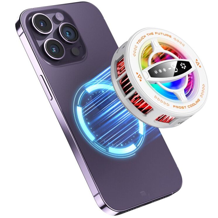 Кулер-вентилятор для смартфона Reframe K26 Magnetic Cooling - White (222139W) Кулер-вентилятор для смартфона Reframe K26 Magnetic Cooling - White: фото 2 из 12