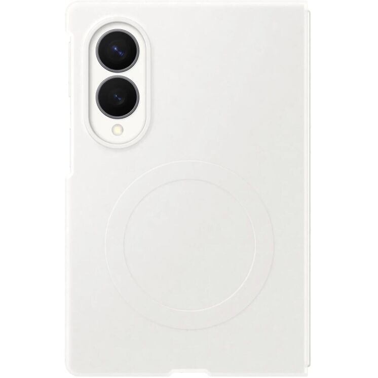 Оригінальний чохол Silicone Magnet Case для Samsung Galaxy Fold 8 (EF-EF971CWEGUA) - White: фото 2 з 5