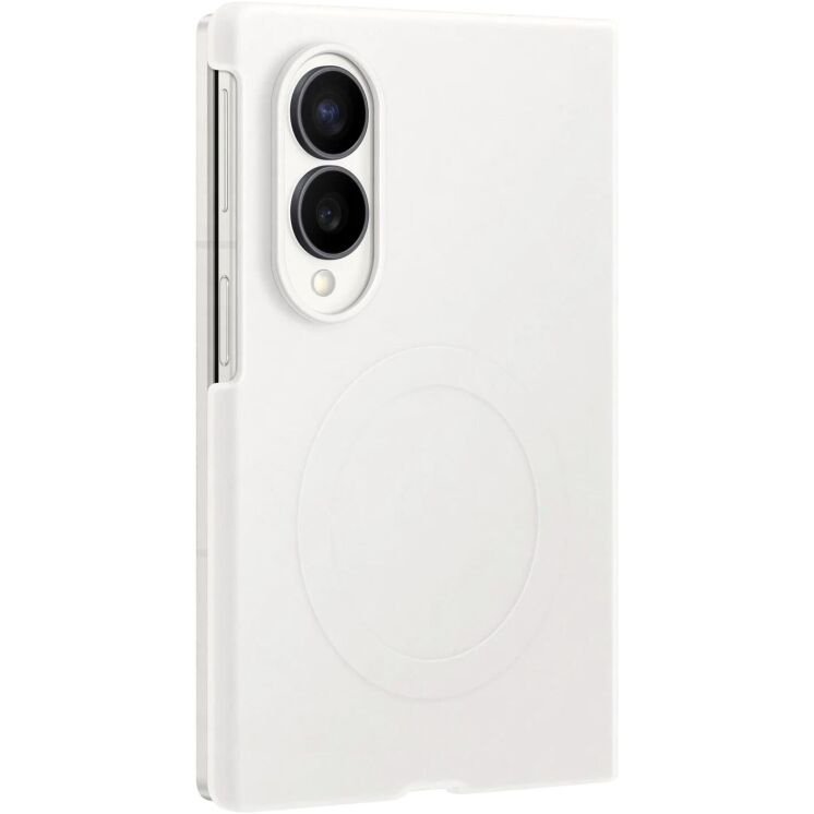 Оригінальний чохол Silicone Magnet Case для Samsung Galaxy Fold 8 (EF-EF971CWEGUA) - White: фото 3 з 5