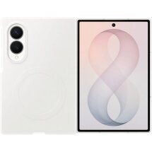 Оригинальный чехол Silicone Magnet Case для Samsung Galaxy Fold 8 (EF-EF971CWEGUA) - White: фото 1 из 5