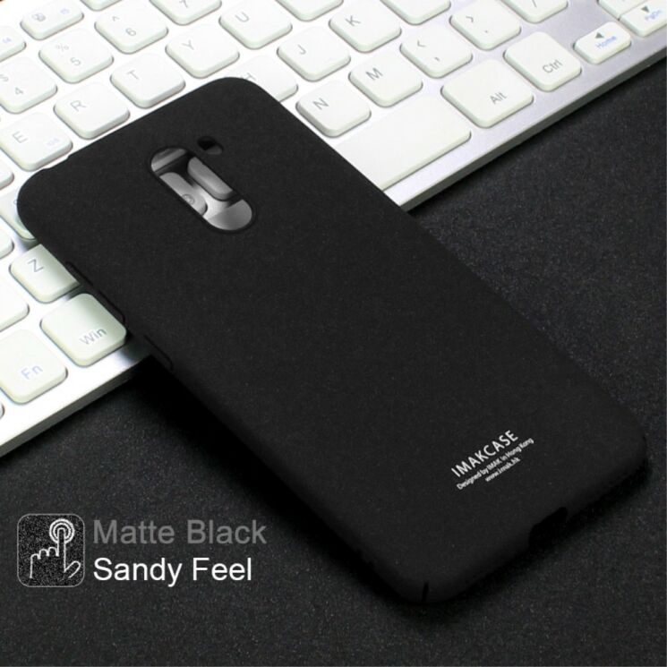 Пластиковый чехол IMAK Cowboy Shell для Xiaomi Pocophone F1 - Matte Black: фото 2 из 9