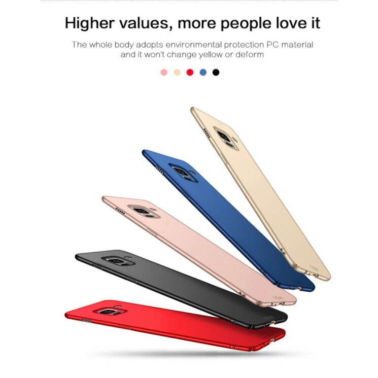 Пластиковий чохол MOFI Slim Shield для Samsung Galaxy A8+ 2018 (A730) - Blue: фото 3 з 6