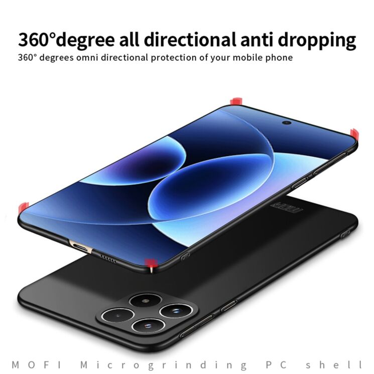 Пластиковый чехол MOFI Slim Shield для Xiaomi 17 - Black: фото 7 из 9
