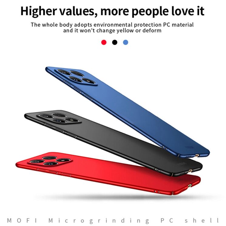 Пластиковый чехол MOFI Slim Shield для Xiaomi 17 - Black: фото 3 из 9