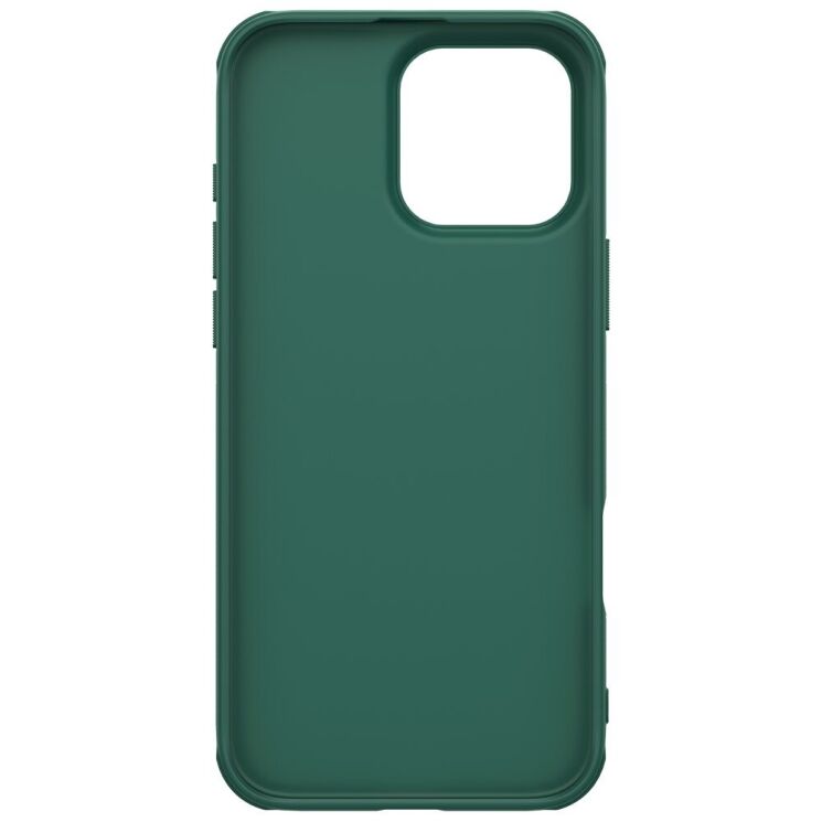 Пластиковый чехол NILLKIN Frosted Shield для Apple iPhone 16 Pro - Green: фото 6 из 19