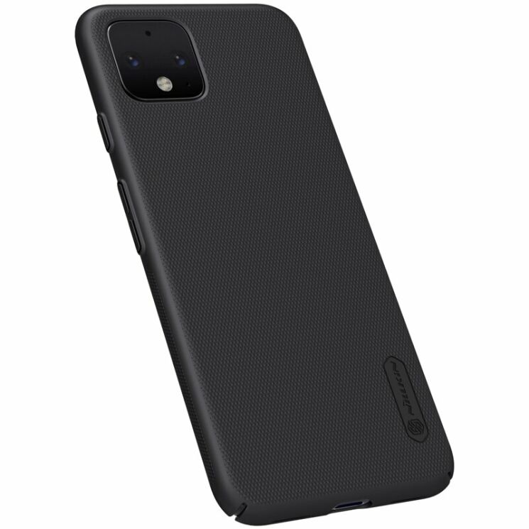 Пластиковый чехол NILLKIN Frosted Shield для Google Pixel 4 XL - Black: фото 6 из 18
