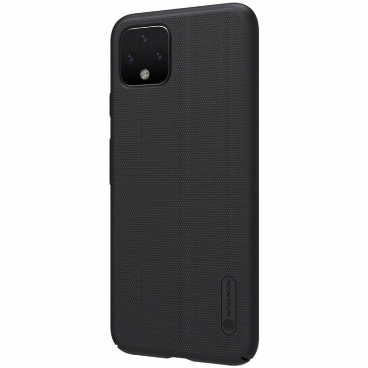 Пластиковый чехол NILLKIN Frosted Shield для Google Pixel 4 XL - Black: фото 3 из 18