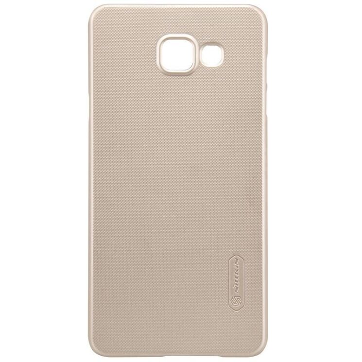 Пластиковый чехол NILLKIN Frosted Shield для Samsung Galaxy A5 (2016) - Gold: фото 6 из 16