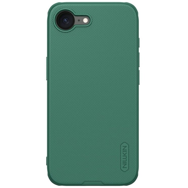 Пластиковый чехол NILLKIN Frosted Shield Pro для Apple iPhone 16e - Green: фото 1 из 10