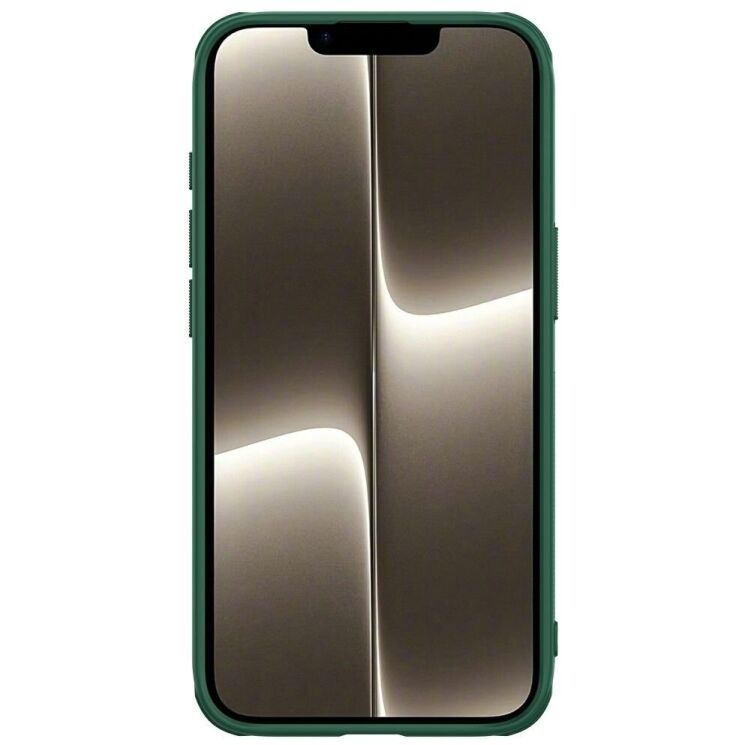 Пластиковый чехол NILLKIN Frosted Shield Pro для Apple iPhone 16e - Green: фото 4 из 10