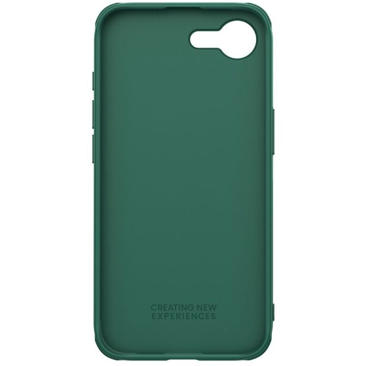 Пластиковый чехол NILLKIN Frosted Shield Pro для Apple iPhone 16e - Green: фото 5 из 10