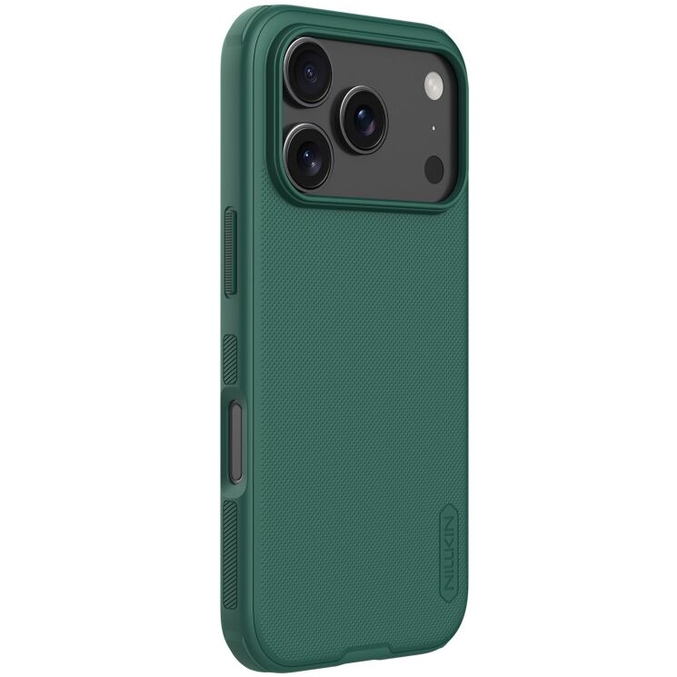 Пластиковий чохол NILLKIN Frosted Shield Pro для Apple iPhone 17 Pro Max - Green: фото 2 з 18